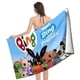 thumbnail image 4 of Bing Toalla de playa de secado rápido con diseño temático, regalo para mujeres y niñas, ideal para cumpleaños, fans, amantes de la música, uso en la playa o al aire libre, 78 × 180 cm, 4 of 6