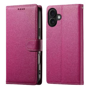 Foxdock - Funda Para Iphone 16 – Cuero Premium, 3 Ranuras Para Tarjetas, Protección Contra Impactos