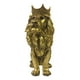 thumbnail image 2 of Figura Estatua León Sentado Decoración Dorado Jhn, 2 of 3