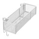 thumbnail image 1 of Estante De Noche Para Cubículo De Oficina, Organizador Colgante De Pared Para Teléfono, Dormitorio, Tejido Blanco A, 1 of 5