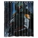 thumbnail image 1 of Cortina de ducha con casco verde de Boba Fett de Star Wars, juego de cortina de baño con ganchos, tamaño 60 x 72 pulgadas, 1 of 3