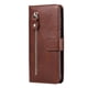 thumbnail image 1 of Funda con Cremallera para Samsung Galaxy S21 Ultra 5G, Carcasa Cartera de Cuero PU con Soporte y Tarjetero, 1 of 6