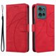 thumbnail image 5 of Funda tipo cartera con tapa para Motorola Edge 50 5G con tarjetero, soporte y cubierta magnética Rojo, 5 of 6