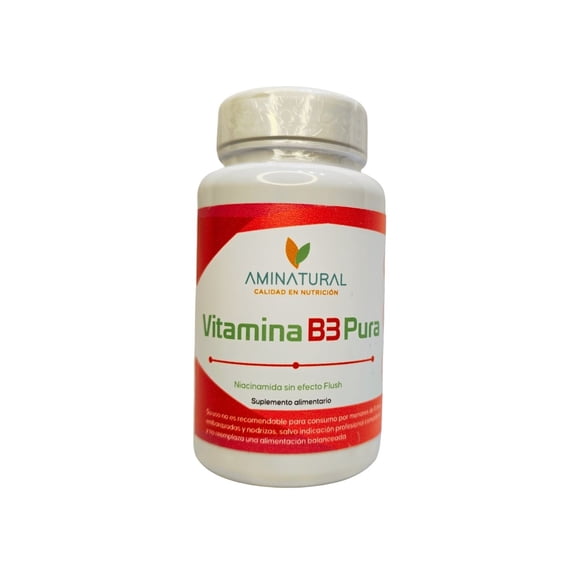 Vitamina B3 (niacinamida) 120 Cáps 380 Mg