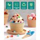 thumbnail image 4 of Tellshun Set de 4 tazones y cucharas para helado de plástico, 4 of 8