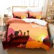 thumbnail image 1 of v2567 Bed Sheets Game Spiritfarer Bedding Set Single Twin Full Queen King Size Bed Set Adult Kid Bedroom Duvet cover Sets Anime Bed Sheet Set 3-Piece Bedding Set (1 Duvet Cover + 2 Pillow Shams) Bed S, 1 of 5