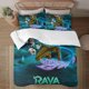 thumbnail image 1 of Raya and the Last Dragon 3-Piece Bedding Set For Kids Boys Girls Adult Cartoon Warm Cute Fashion Holiday Present Gift Bed Sheets, 1 of 5