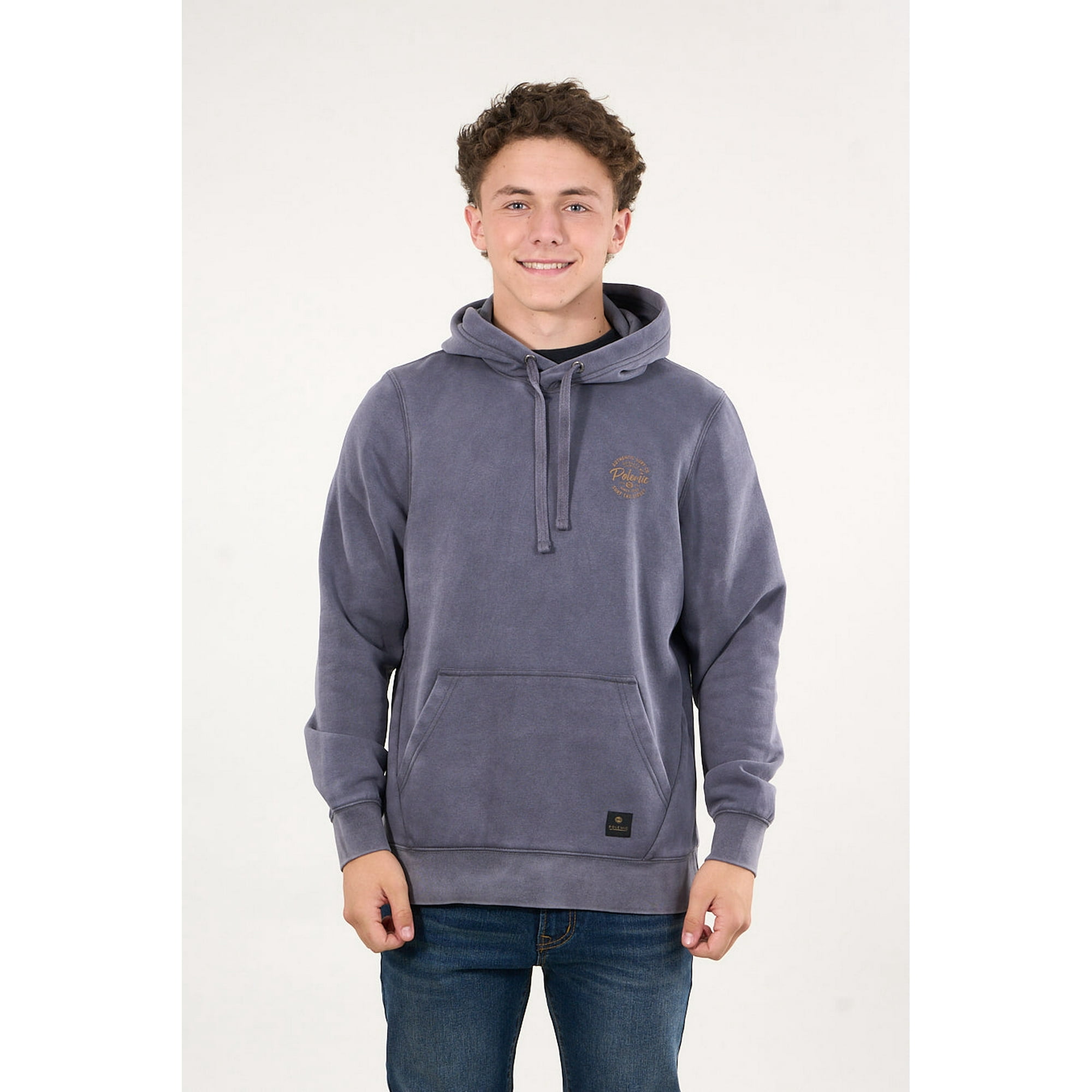 Polemic - Poleron Franela Procesado Canguro Azul Wi7303