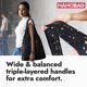 thumbnail image 4 of Bolsa Nanobag ultraligera estándar negra, 4 of 7