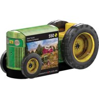 Jigsaw Puzzle Eurographics Tractor En Lata Con Póster, 13 X 19 Cm