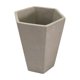 thumbnail image 1 of Maceta Cemento Hexagonal 17cm - 642, 1 of 3