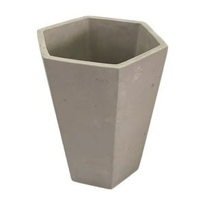 Pottery - Maceta Cemento Hexagonal 17Cm - 642