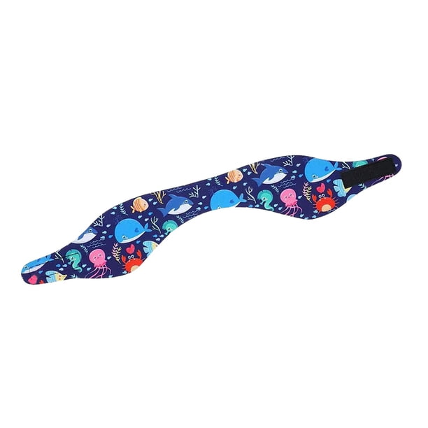Diadema Para Nadadores Para Niños, Bandas Para Los Oídos, Protección Para El Cabello, Bonito Estilo De Neopreno Elástico Resistente D