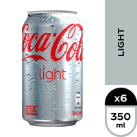 Bebida Light Pack Lata 6 Un Coca-Cola