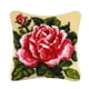 thumbnail image 4 of Kits De Gancho De Pestillo Con Patrón De Flores, Funda De Almohada, Funda De Cojín De 17x17 Pulgadas, Flor 5, 4 of 5