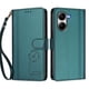 thumbnail image 3 of Funda Cartera Trébol para Xiaomi Poco X7 Pro con Ranuras Tarjetas y Carga Inalámbrica Verde oscuro, 3 of 6