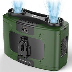 Ventilador De Cintura Portátil Panergy 20000 Mah Con Batería Recargable