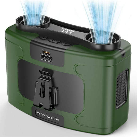 Ventilador de cintura portátil PANERGY 20000 mAh con batería recargable