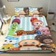thumbnail image 1 of Barbería de Pan Conjunto de sábanas temático, trío de piezas, cómodo y amigable con la piel, diseño único, regalo de decoración para el hogar para familiares, amigos y fans, 90 cm * 190 cm, 1 of 6