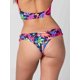 thumbnail image 2 of Bottom de Bikini Daikiri Mujer Calzón Sin Costuras Floral Negro Flúor Protección UV50+, 2 of 3