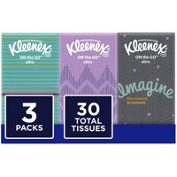Pañuelos Faciales Kleenex, Paquete De 3, 10 Pañuelos