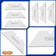 thumbnail image 5 of Set Pack 10 Und Repuesto Cuchillo Cartonero Wadfow 61x19 Mm, 5 of 5