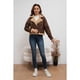 thumbnail image 3 of Chaqueta Tipo Piloto Mujer Cruzada Forro Interior Chiporro Moda 7585, 3 of 4