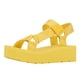 thumbnail image 1 of Sandalia con cuña Guess AVIN para mujer, tela amarilla, 1 of 1