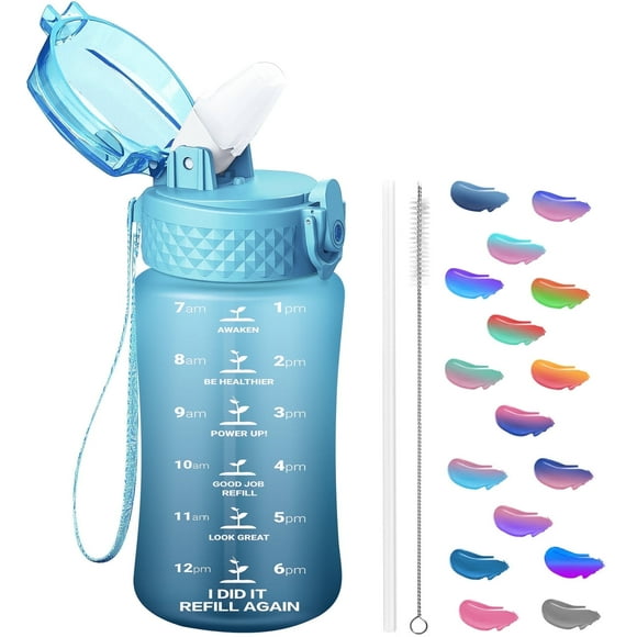 Botella de Agua Oldley 355ml Degradado Azul