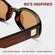 thumbnail image 3 of Gafas de sol Le Specs Work It Cocoa Oval unisex, 3 of 8