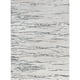 thumbnail image 1 of Alfombra Area Momeni Matrix de poliéster gris, 60 cm x 90 cm, 1 of 5
