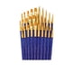 thumbnail image 2 of Juego de brochas Royal & Langnickel Gold Taklon Hair con mango acrílico, 2 of 5