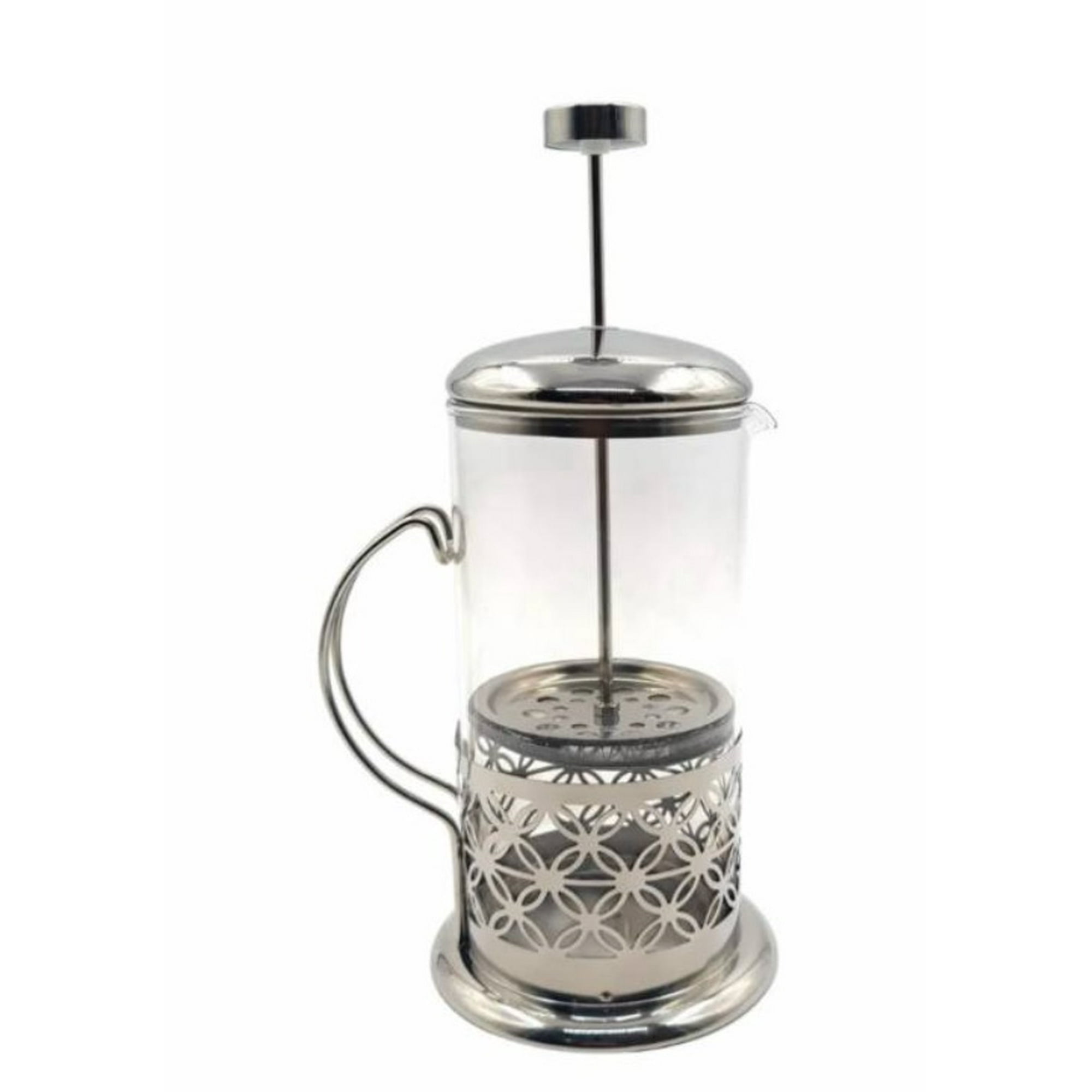Tomasstore - Tetera Cafetera De Vidrio Francesa 800ml Acero Inoxidable