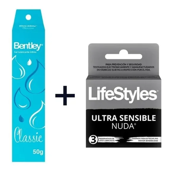 Pack Intimo Gel + Preservativo Lifestyles 3un