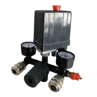 Magideal - Conector De Compresor De Aire Con Válvula De Presión Y Medidor Para Diversas Aplicaciones , Conector Alemán