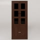 thumbnail image 3 of Vitrina Berlin Nogal Madera Vidrio 2 puertas, 3 of 3