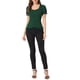 thumbnail image 2 of INSPIRE CHIC Camisa Victoriana de Halloween para Mujer con Escote Corazón, Manga Abullonada, Blusa Gótica con Cordones XS Verde Oscuro, 2 of 6