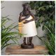 thumbnail image 1 of Lámpara de mesa Crestview Collection 53 cm Mono de bronce, 1 of 9