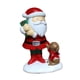 thumbnail image 2 of Centro De Mesa Con Estatua Navideña De Papá Noel, Escultura Coleccionable Navideña Con Cachorro, 2 of 3