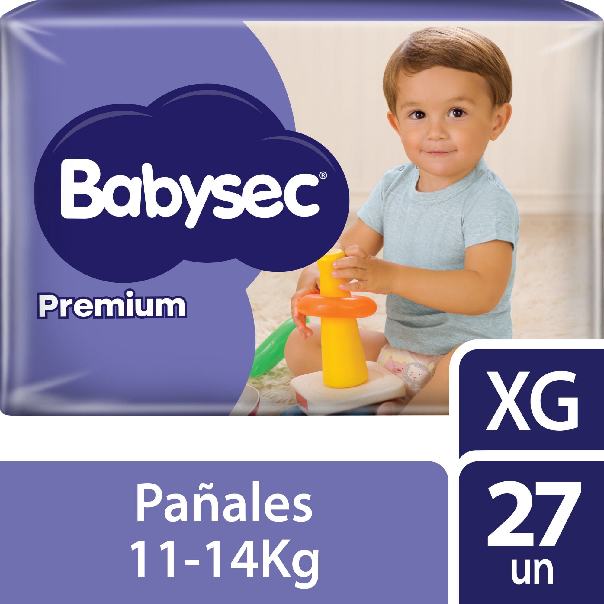 Pañales Babysec Premium Xg
