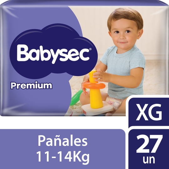 Pañales Babysec Premium Xg