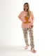 thumbnail image 1 of Pijama Polar Mujer Look Up Rosado Garfield, 1 of 7