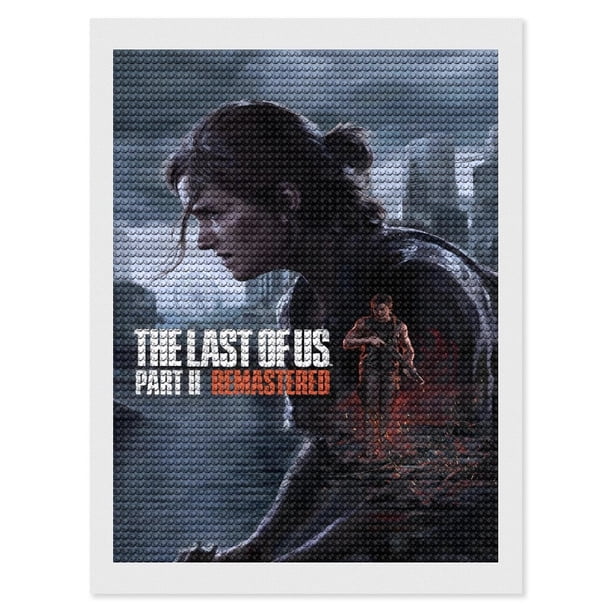 The Last of Us Kits de Pintura de Diamantes para Adultos 5D DIY Diamond Art Kits Full Drill Diamond Dots para Regalo Decoración de Pared y Relajación Artes de Gemas 30*40cm