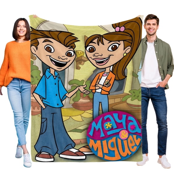 Maya y Miguel anti-pilling, suave, ligera, esponjosa y acogedora de lujo para hogar y cocina – Perfecta para niños y adultos, 100 x 150 cm