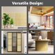 thumbnail image 3 of Panel de pared de bambú Art3d estilo wainscoting 30x244 cm crudo, 3 of 9