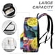 thumbnail image 4 of Splatoon-theme Backpack, Campus style schoolbag Bookbag with Adjustable Shoulder Straps And Large Zip Compartment, Unisex Travel Bags.42x30x15cm, 4 of 6