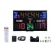 thumbnail image 5 of Marcador de baloncesto de interior profesional Control remoto Montaje en pared Conteo de faltas Marcador digital electrónico Reloj de puntuación para, 5 of 5