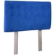 thumbnail image 2 of Respaldo Cama Botone 2 Plaza Felpa Azul, 2 of 4