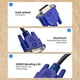 thumbnail image 3 of Cable de vídeo VGA macho a macho HD15 (paquete de 3) para TV, ordenador y monitor con conector azul, 3 of 8