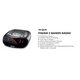 thumbnail image 2 of Radio Despertador Recargable 2banda Am/fm Negro Daewoo Di-a1, 2 of 3
